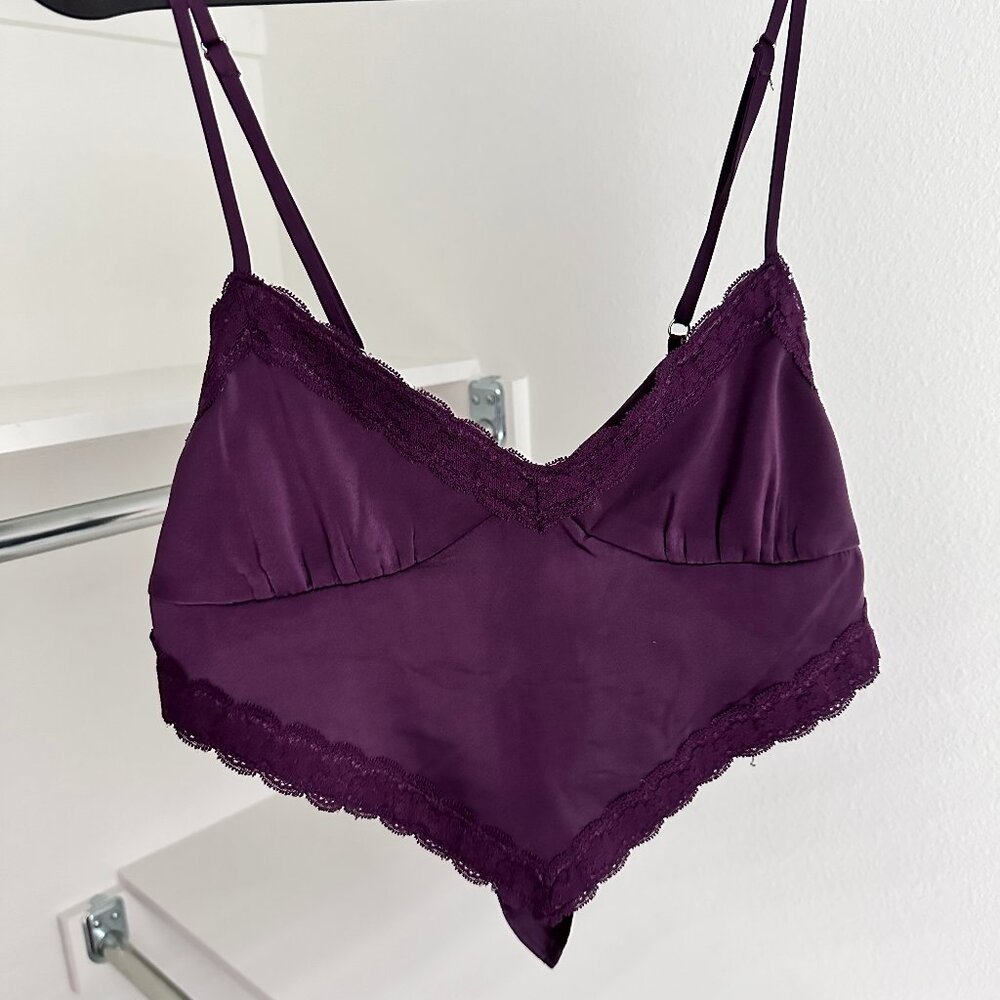 Purple Tie Going Out Top